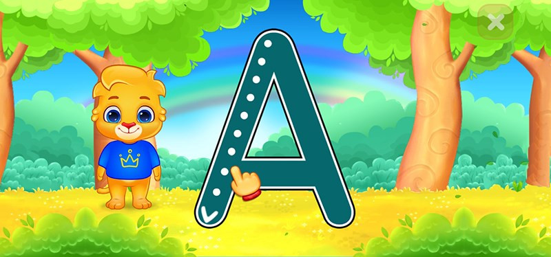 Bé đang luyện viết chữ cái cùng ABC Kids