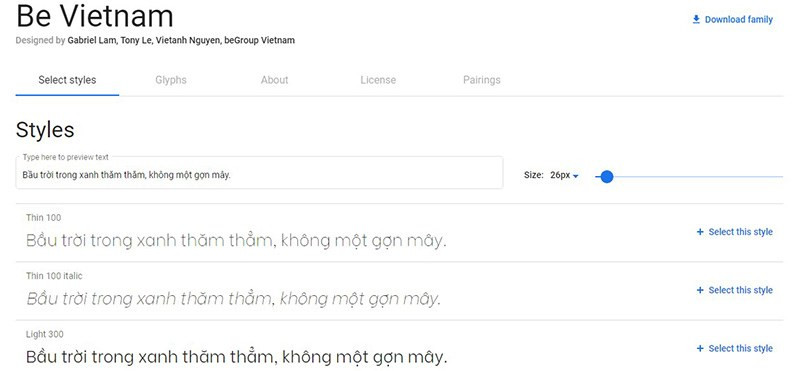 Tổng hợp 100+ Font chữ Tiếng Việt đẹp miễn phí từ Google Fonts