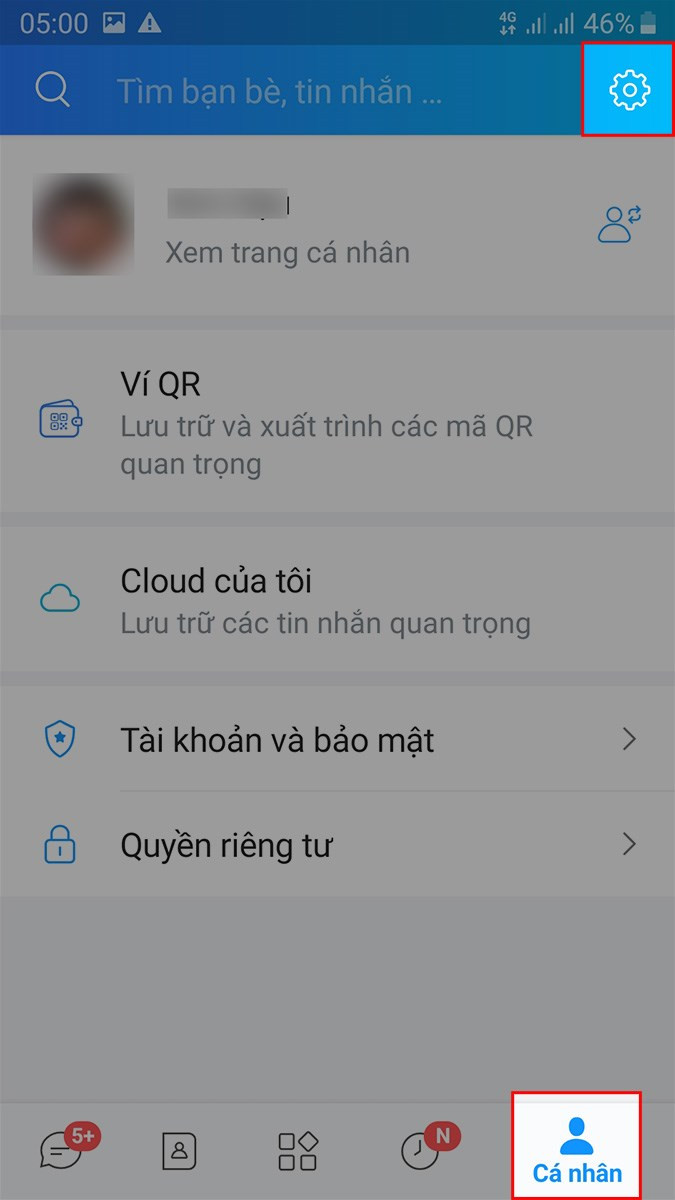 Biểu tượng cài đặt