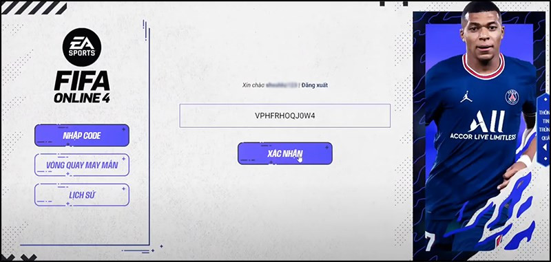 Code FC Online (FIFA Online 4) mới nhất tháng 9/2023 và cách nhập code chi tiết