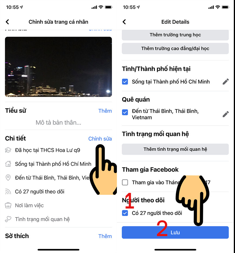 Cách bật chế độ người theo dõi trên Facebook