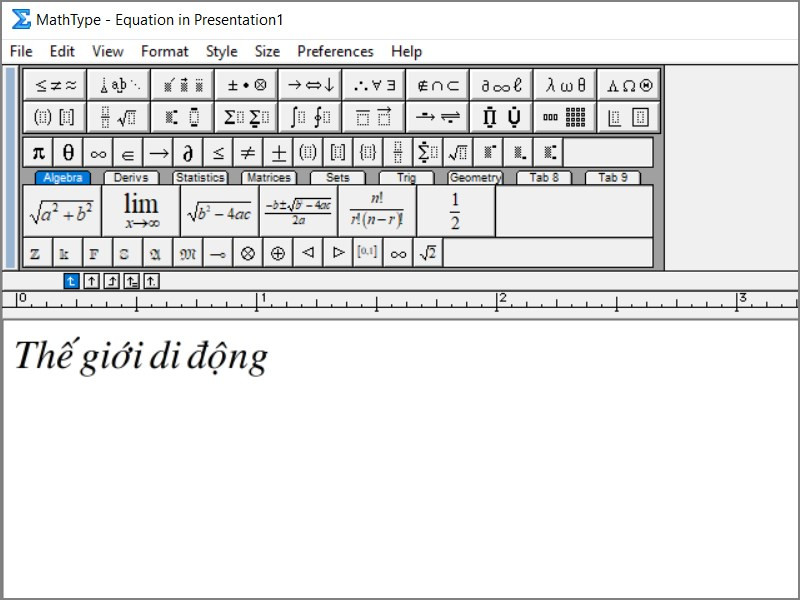 Hướng Dẫn Chi Tiết Gõ Tiếng Việt Trong MathType Mới Nhất