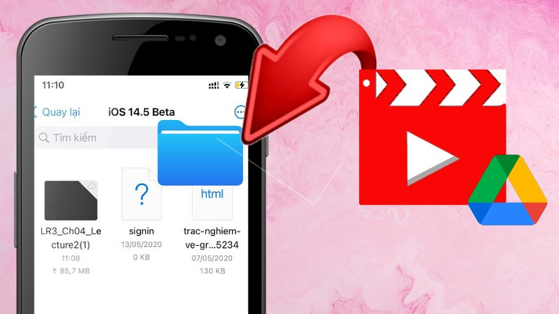 Cách tải video từ Google Drive trên iPhone