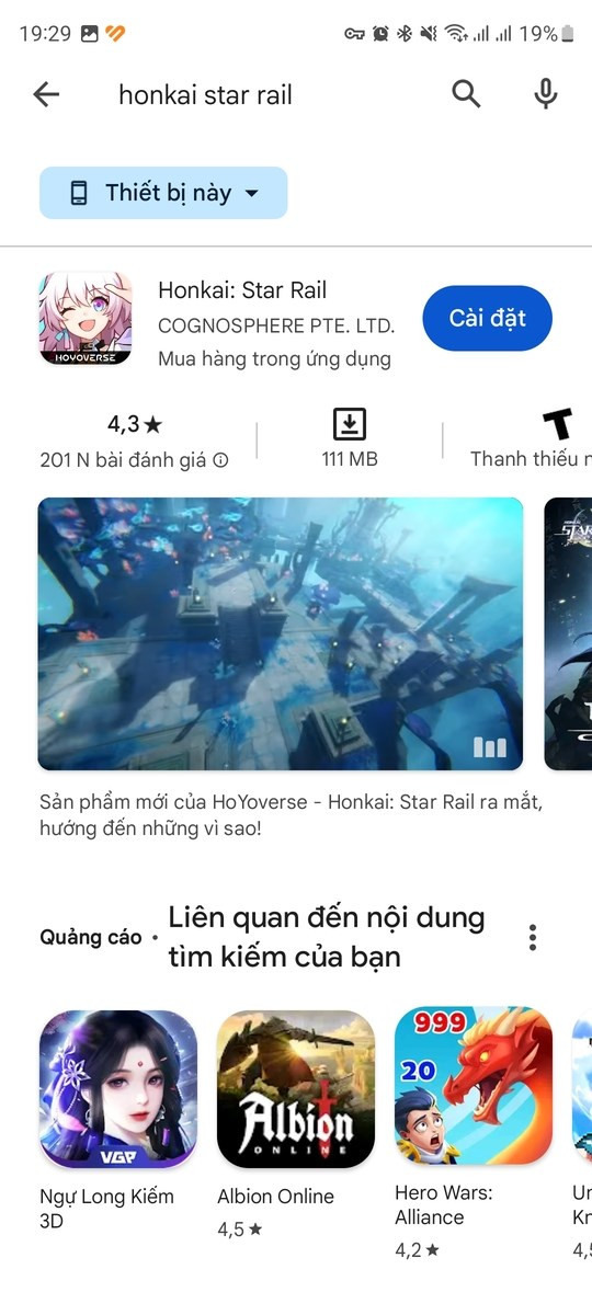 Cập nhật Honkai: Star Rail trên CH Play