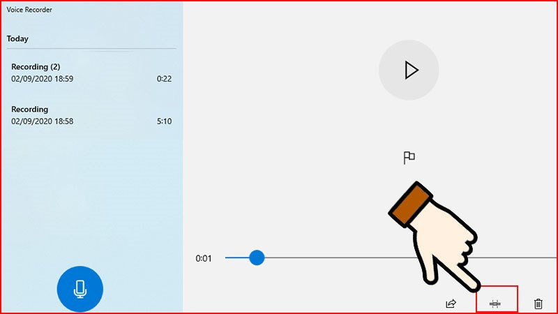 Cắt đoạn ghi âm