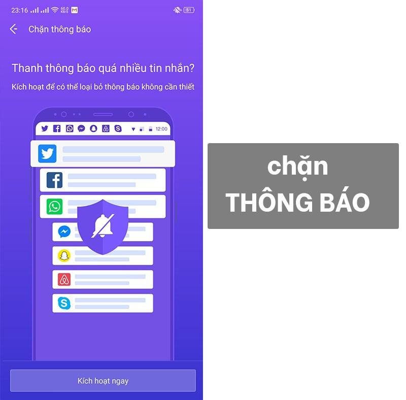 Chặn th&ocirc;ng b&aacute;o