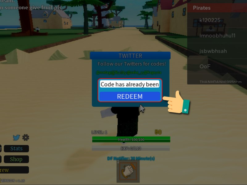 Code Saga Piece Roblox mới nhất 2024: Cách nhập code nhận quà khủng