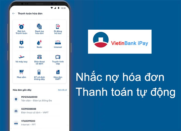 Dịch vụ nhắc nợ hóa đơn và thanh toán tự động vô cùng tiện lợi