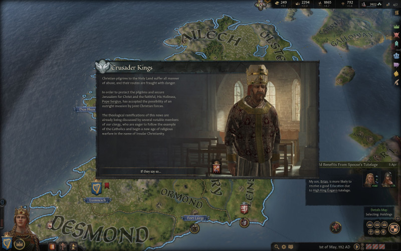 Đồ họa đẹp mắt của Crusader Kings 3