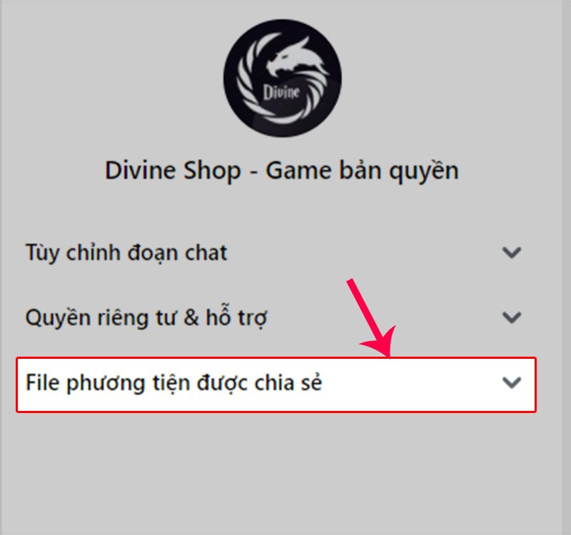 File phương tiện được chia sẻ