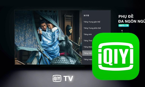 Giao diện ch&iacute;nh của ứng dụng iQIYI