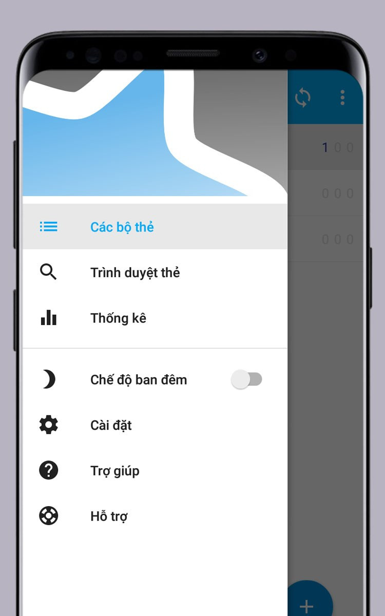 Giao diện đơn giản, dễ sử dụng của AnkiDroid