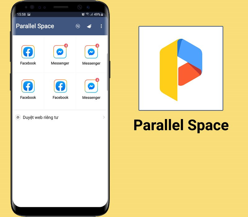 Giới thiệu ứng dụng Parallel Space