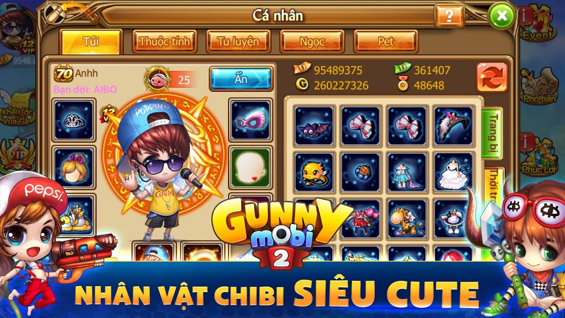 Gunny Mobi: Khám Phá Thế Giới Gà Chibi Đầy Màu Sắc Trên Mobile