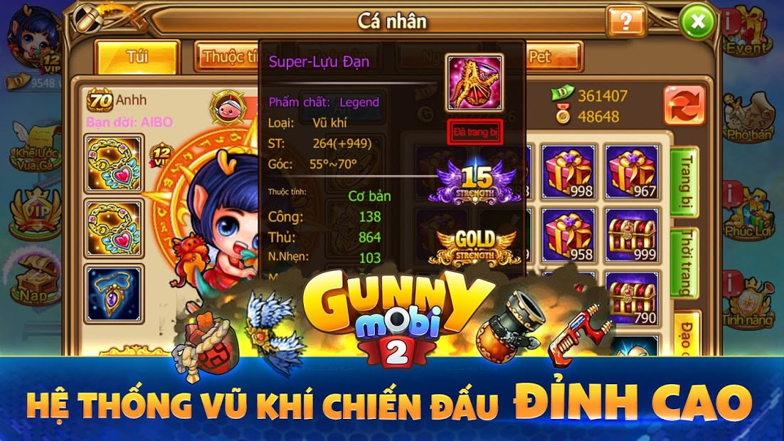 Gunny Mobi: Khám Phá Thế Giới Gà Chibi Đầy Màu Sắc Trên Mobile