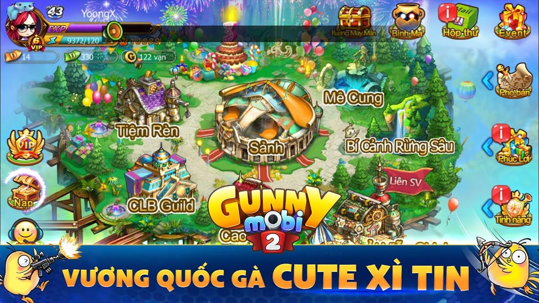 Gunny Mobi: Khám Phá Thế Giới Gà Chibi Đầy Màu Sắc Trên Mobile