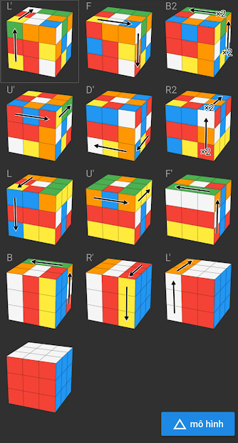 Hướng dẫn giải Rubik chi tiết