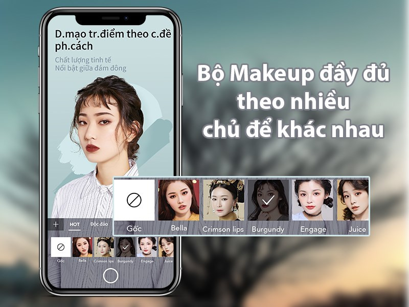 MakeupPlus: Ứng dụng chụp ảnh selfie thần thánh cho điện thoại