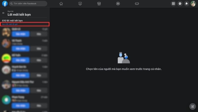 Cách Xem Lại Lời Mời Kết Bạn Đã Gửi Trên Facebook (Điện Thoại & Máy Tính)