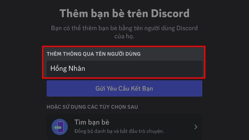 Kết bạn tag trên điện thoại bước 3