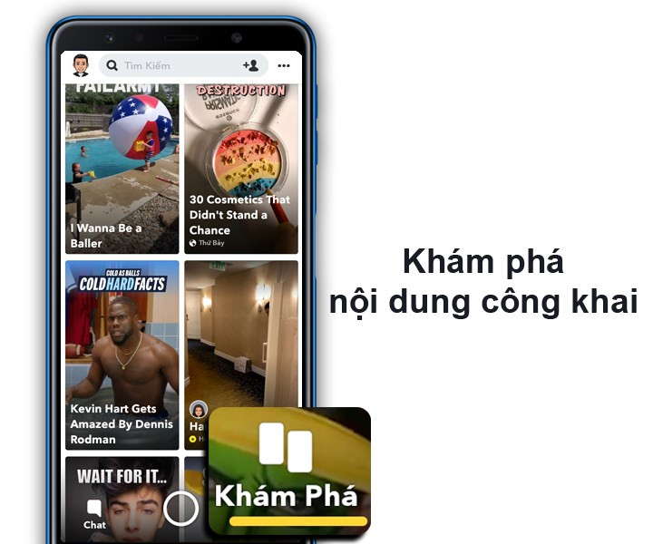 Kh&aacute;m ph&aacute; mọi nơi từ bạn b&egrave; tr&ecirc;n Snapchat