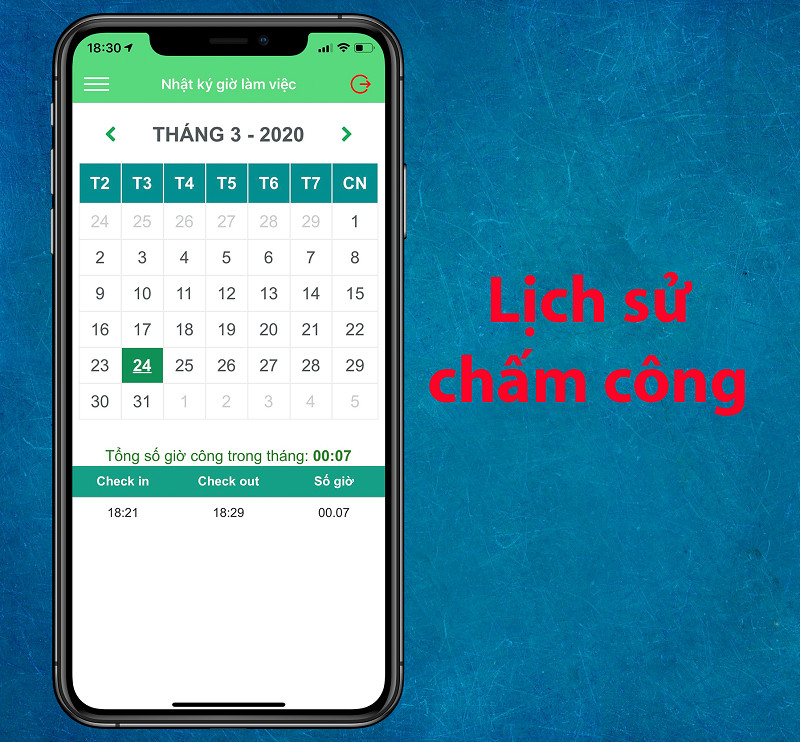 Lịch sử chấm công