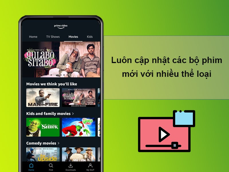 Luôn cập nhật các bộ phim mới với nhiều thể loại