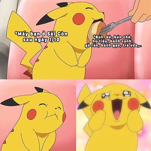 Meme Pikachu đáng yêu 5