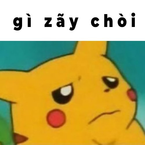 Meme Pikachu hài hước 1