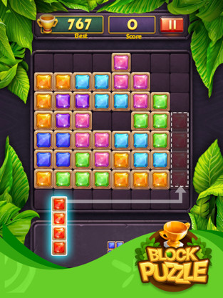 M&agrave;n h&igrave;nh kết th&uacute;c game Block Puzzle Jewel Legend