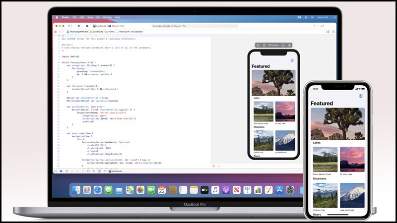 Môi trường XCode trên Apple Developers giúp viết, phát triển và sửa lỗi ứng dụng