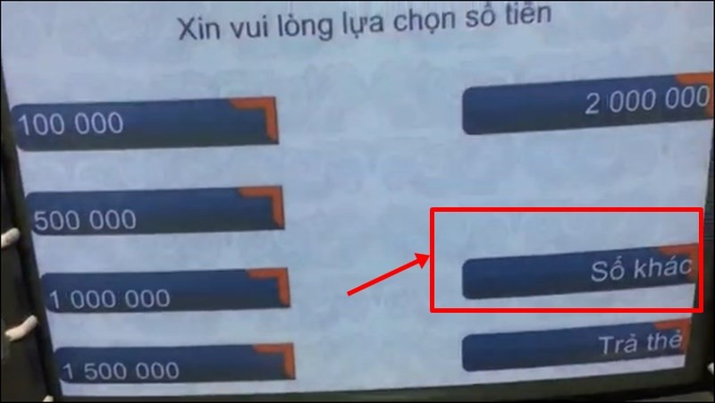 Nhấn chọn Số Kh&aacute;c