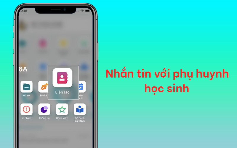 Nhắn tin với phụ huynh học sinh