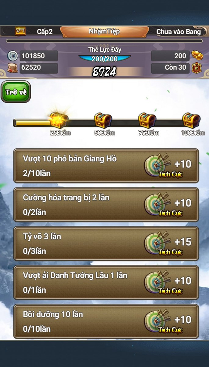 Nhiệm vụ trong game