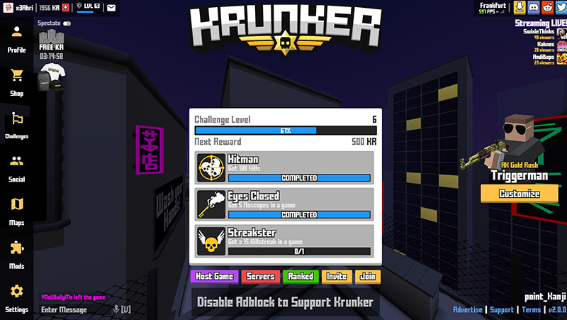 Nhiệm vụ trong Krunker