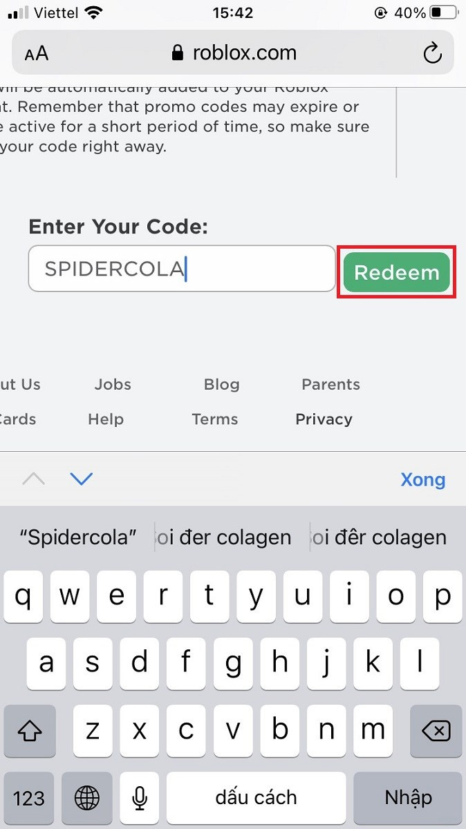 Hướng Dẫn Nhập Code Roblox Mới Nhất 2025 Và Rinh Quà Khủng