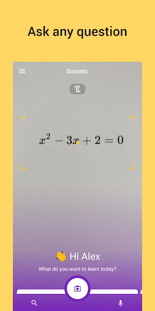 Screenshots Tải app Socratic: Ứng dụng giải bài tập Toán Lý Hóa Sinh của Google