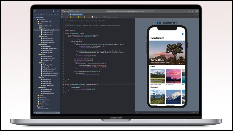 SwiftUI trên Apple Developers giúp thiết kế giao diện ứng dụng đẹp mắt