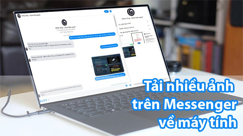 Tải ảnh Messenger trên máy tính