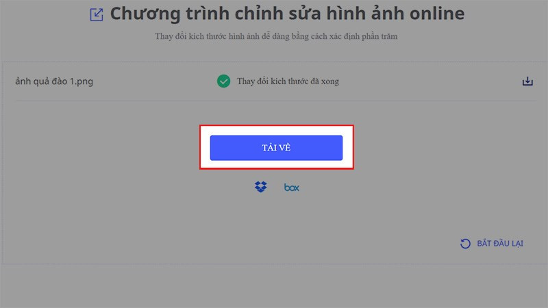 Tải ảnh trên HiPDF