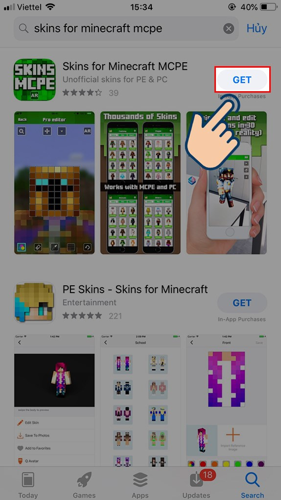 Tải Skins for Minecraft MCPE trên App Store