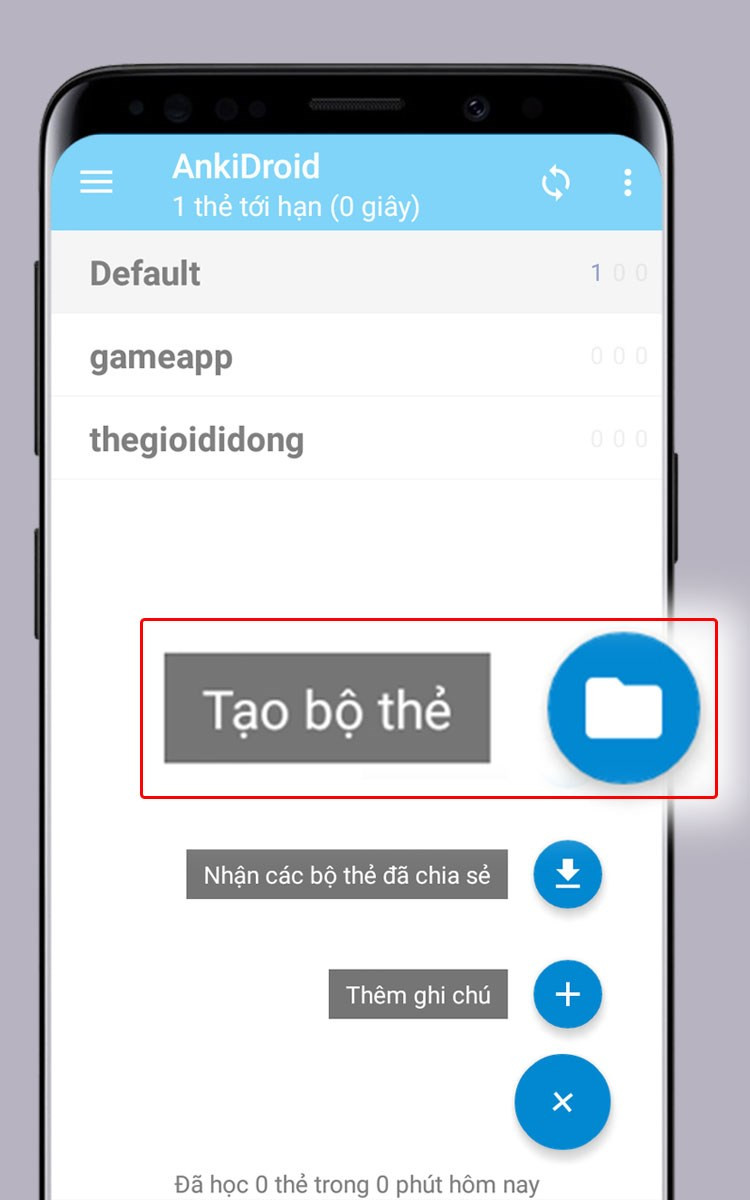 Tạo bộ thẻ flashcard dễ dàng với AnkiDroid