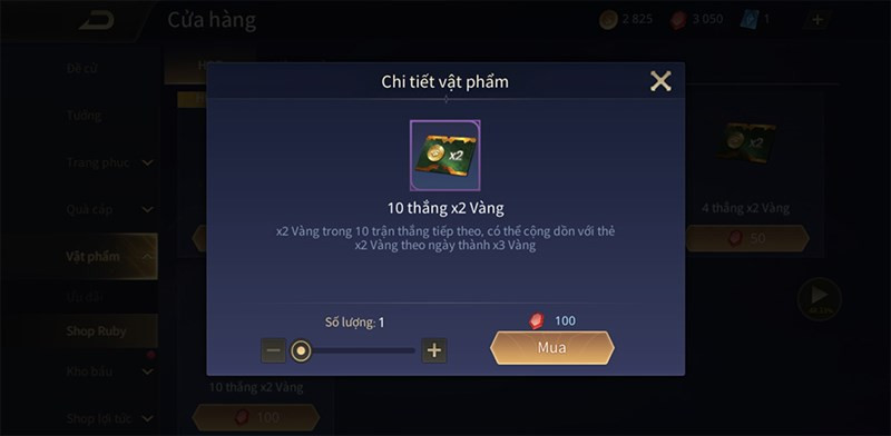 Thẻ nhân đôi vàng