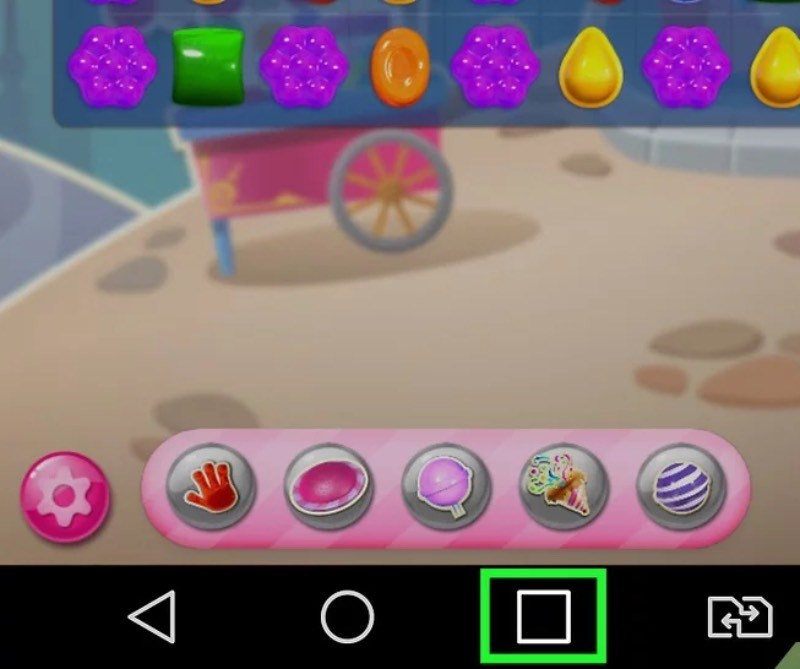 Thoát Candy Crush Saga trên Android