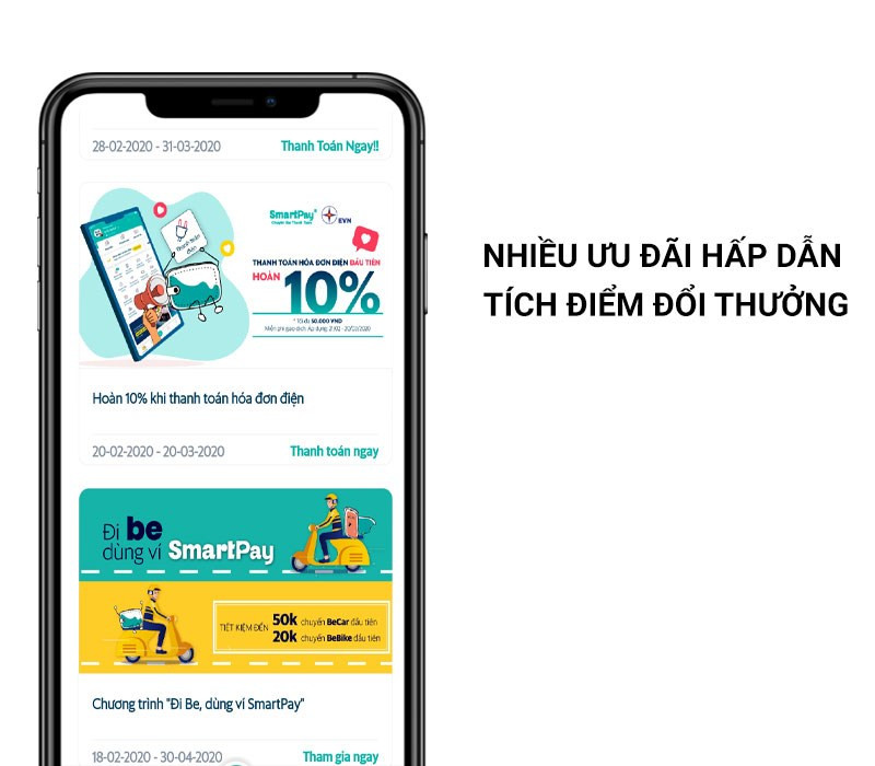 Tích điểm đổi thưởng SmartPay