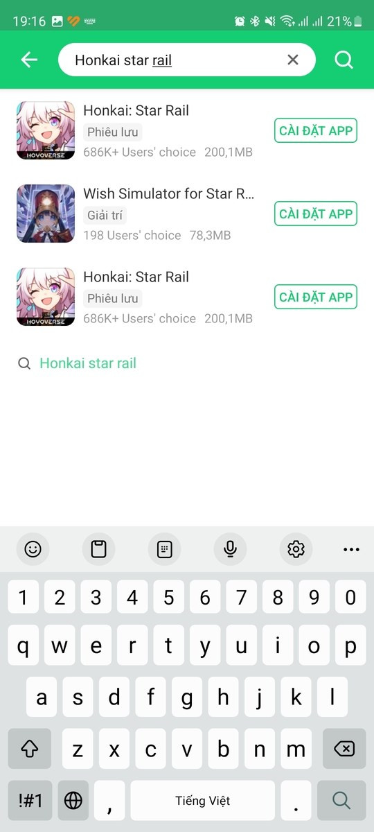 Tìm kiếm "Honkai: Star Rail" trên ApkPure