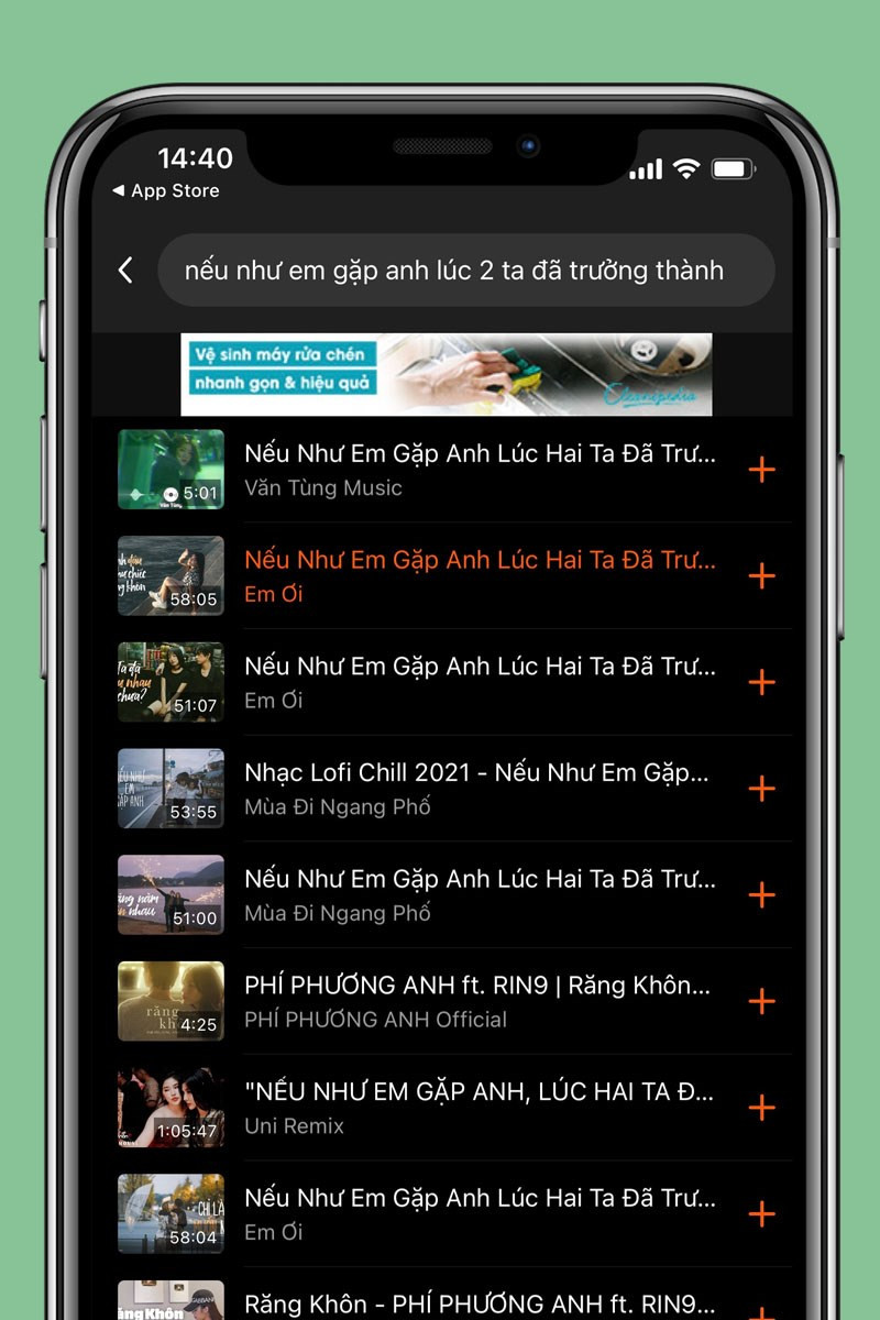 Tìm kiếm video, âm nhạc