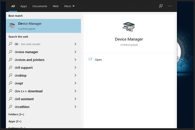 T&igrave;m Device Manager