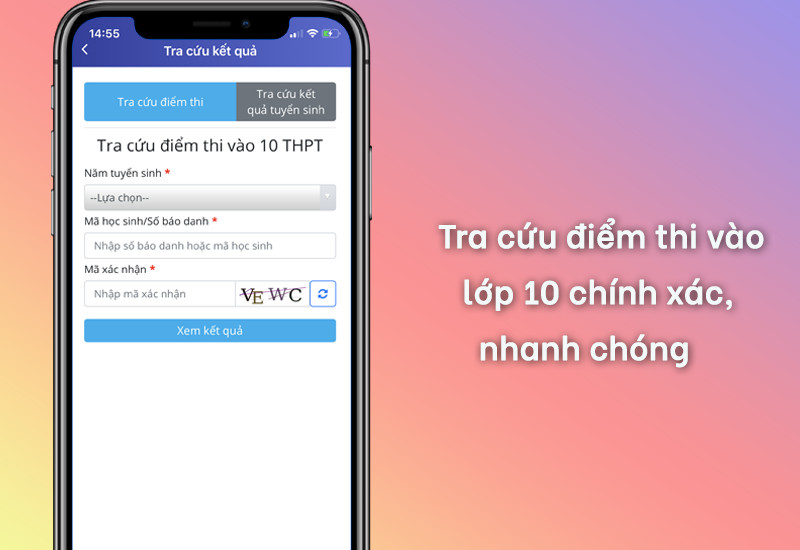 tra cứu điểm thi v&agrave;o lớp 10 2020