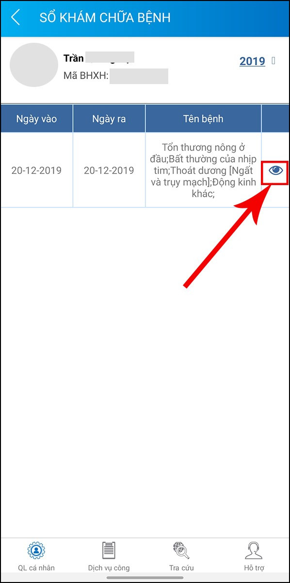 Tra cứu thông tin khám chữa bệnh